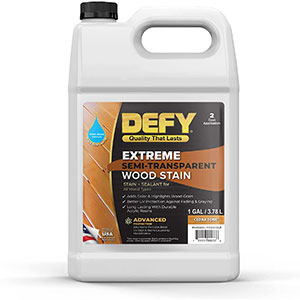 DEFY Extreme Semi-Transparent Exterior Wood Stain