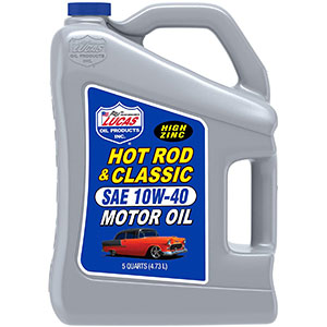 Lucas HP Racing Oil with Zinc - SAE 10W-40 - 5 Quarts