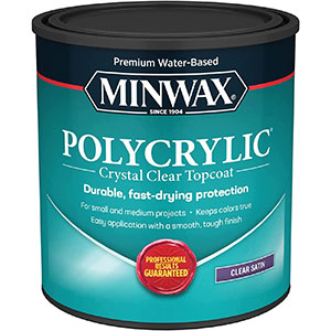 Minwax 63333444Water Based Polycrylic Protective Finish