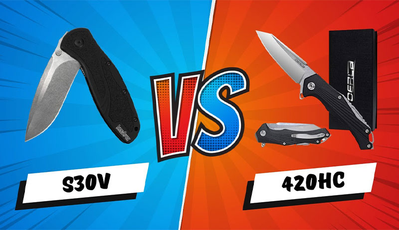 S30v vs 420HC Steel Knife
