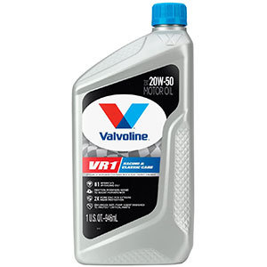 Valvoline Racing Oil with Zinc - SAE 20W-50 - 6 QT